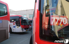 경진여객 총파업…멈춰선 버스