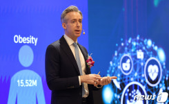 기조발표 하는 노보 노디스크제약 코리아 대표