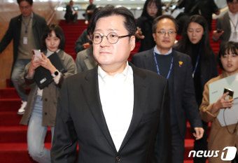 원내대표 회동 못하고 돌아선 홍익표 원내대표
