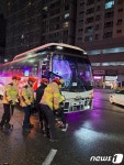 인천 부평구 삼거리서 통근버스-시내버스 충돌…7명 부상