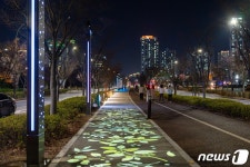 부산시민공원에 별빛·꽃빛 쏟아진다…별빛산책길 점등식 개최