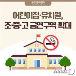 전북도, 학교 금연구역 확대…기존 학교 경계 10→30m