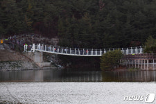 출렁다리를 건너서