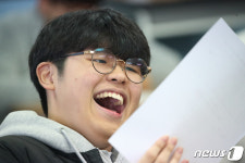 [화보] 수능 성적표 배부된 3학년 교실 풍경은…환호 한숨 탄식