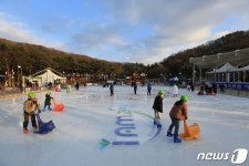 과천시, 22일부터 문원체육공원 야외스케이트장·썰매장 개장