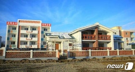북한 함경남도 함주군에서 살림집 완공…새 마을 나날이 변모