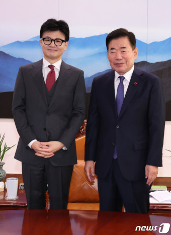 김진표 국회의장과 한동훈 비대위원장