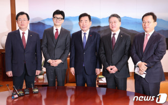 한동훈 비대위원장, 김진표 국회의장 예방