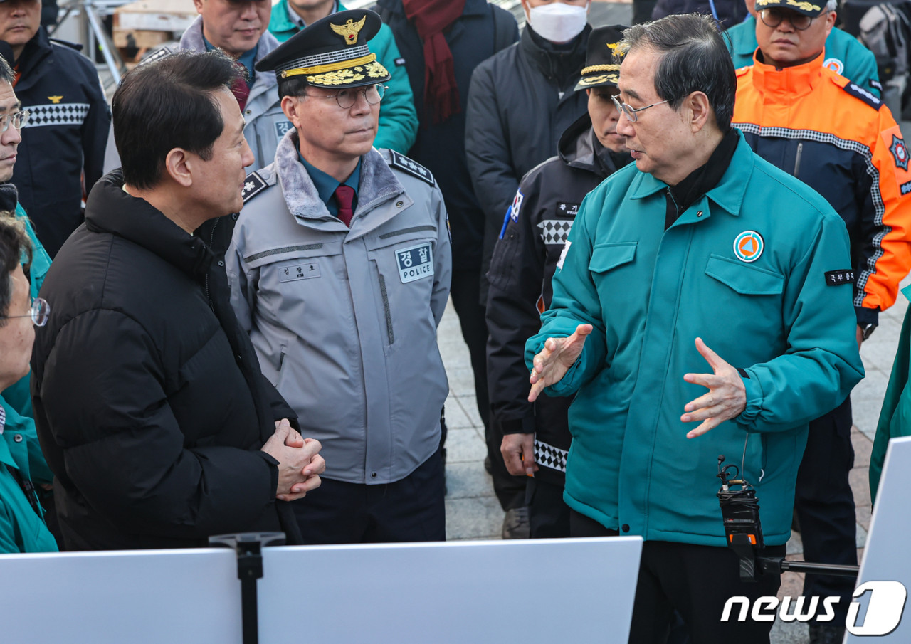 한덕수 국무총리, 대선 출마 선언...오세훈과 약자와의 동행 정책 지지