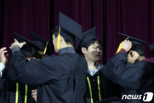 학사모 똑바로 쓰고