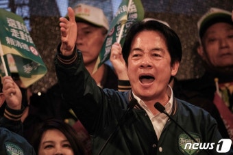 [포토] 대만 뉴타이베이서 연설하는 라이칭더 민진당 총통 후보