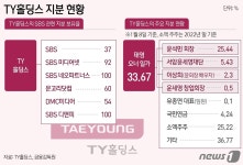 [그래픽] TY홀딩스 지분 현황