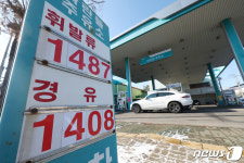 전국 기름값 14주째 하락…휘발유 1570원·경유 1482원