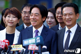 대만 총통 당선된 ‘독립’ 라이칭더 민진당 후보