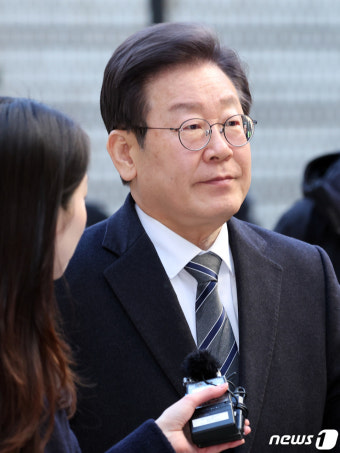 공판 출석하는 이재명 대표