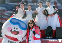 장미란 문체부 차관 문화공연단과 함께
