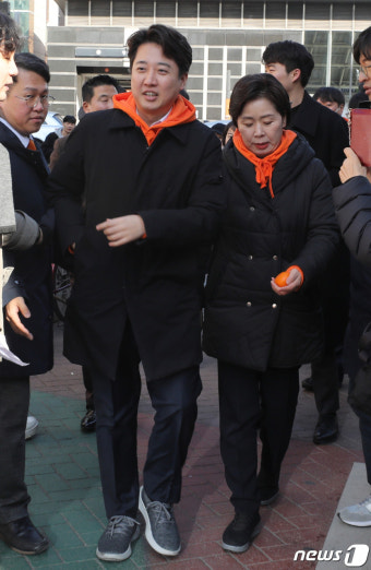 골목길 정책 홍보 나선 이준석·양향자