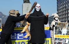 개 농장의 남은 개들 도살 중단하라