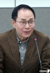 인사말 하는 조명현 에스아이지코리아 사장