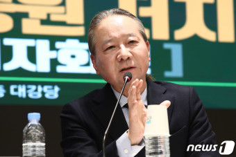 발언하는 주수호 의협 비대위 언론홍보위원장
