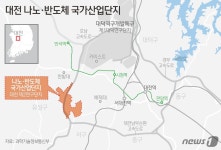 [그래픽] 대전 나노·반도체 국가산업단지