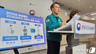 박민수 복지부 2차관 의사 집단행동 관련 브리핑...환자 피해 사례 속출