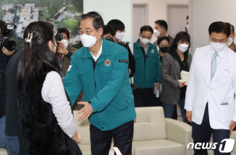 한덕수 총리, 국군수도병원 현장 점검