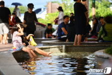 속초 척산족욕공원 동절기 휴장 끝내고 3월1일 운영 개시