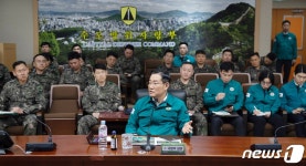 수도방위사령부서 대비태세 점검하는 신원식 장관