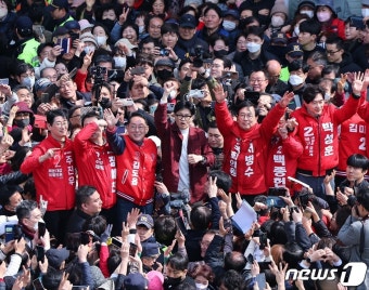 부산 찾아 지원 사격 나선 한동훈 위원장
