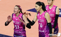 윌로우 ·김연경 33점 흥국생명, 완벽한 승리