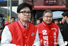 한동훈 총괄선대위원장, 서대문구 인왕시장 방문