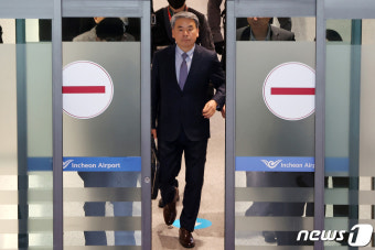 조기 귀국하는 이종섭 대사