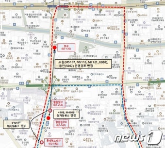 '명동입구 광역버스 정류소 개선대책'으로 보행밀집도 절반 이상 줄었다
