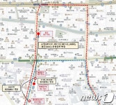명동입구 광역버스 정류소 개선대책으로 보행밀집도 절반 이상 줄었다