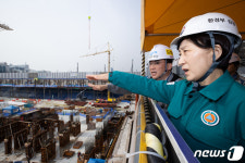 한화진 환경부장관, 국민 생활주변 건설공사장 현장방문