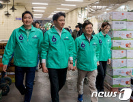 새로운미래, 가락농수산물시장 방문