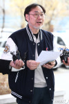 경찰 조사 출석한 김순환 사무총장