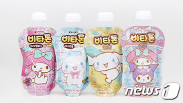 조아제약 산리오 캐릭터 활용 ‘비타톤’, 편의점 CU·파리바게뜨 판매