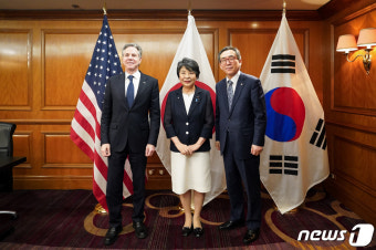 7월 한미일 정상회의 개최설 '솔솔'…NATO 외교장관회의서 한미일 조우에 주목