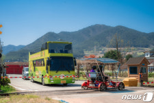 정선에서 봄을 즐겨요… 시티투어버스·와와정선 2층 투어버스 시동