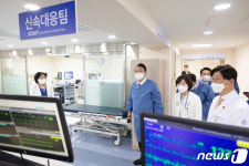 윤 대통령, 부천세종병원 중환자실 방문