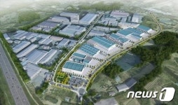 옥천군 2농공단지 조성 첫 삽…내년 말 완공 목표