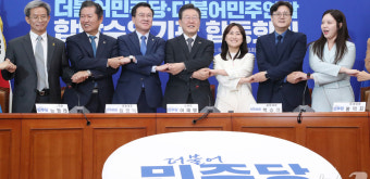 '더불어민주당·더불어민주연합 합당'