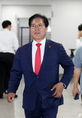 송석준 의원 '원내대표 출마합니다'