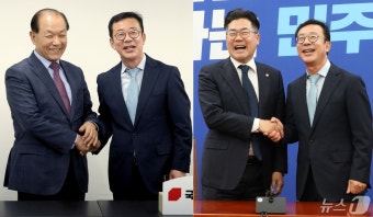 [뉴스1 PICK]홍철호 정무수석, 황우여·박찬대 예방