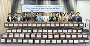 전주대자인병원, 의료 취약계층 의료품 전달…나눔실천