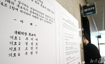 민주당 국회의장 후보 4파전 확정…'추미애·정성호·조정식·우원식'