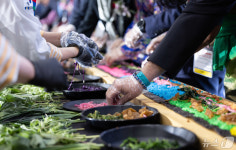 K푸드 김밥 세리머니
