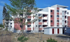 새로 건설된 북한 신의주 살림집들…국경관문도시의 문화농촌